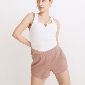 Madewell MWL Curved-Hem Sweatshorts Sweat Short